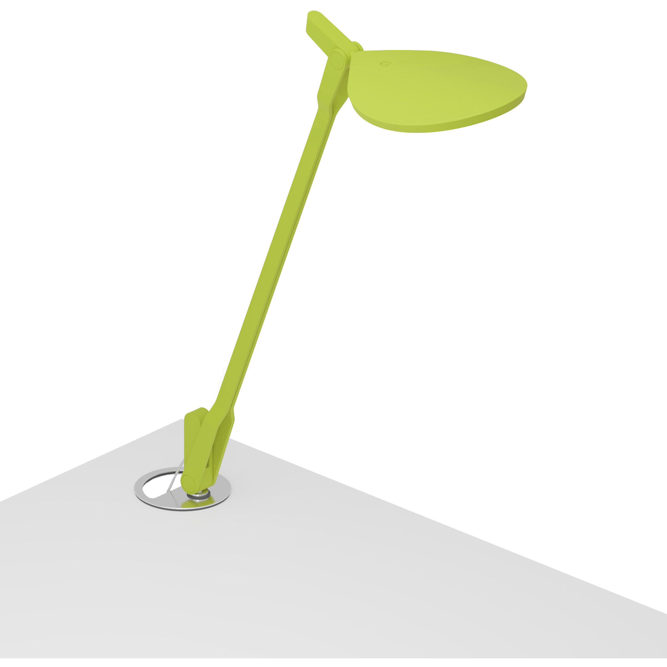 Splitty 16.05 inch 7.00 watt Matte Leaf Green Desk Lamp Portable Light, Grommet Mount